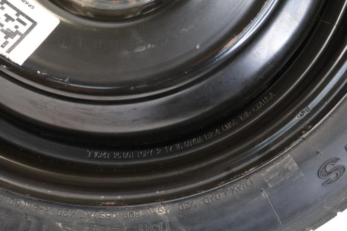 2012-2018 FORD FOCUS 2013-2020 FUSION SPARE TIRE COMPACT DONUT T125/80R16 97M