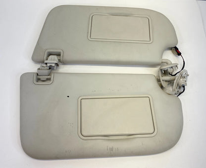 2012-2015 FORD FOCUS SUN VISOR SET PAIR DRIVER LEFT PASSENGER RIGHT W / MIRROR