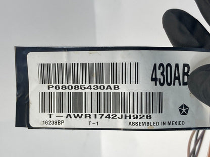 2011-2014 Dodge Avenger Rear Right Side Door Harness Wiring Wire 68085430AB OEM