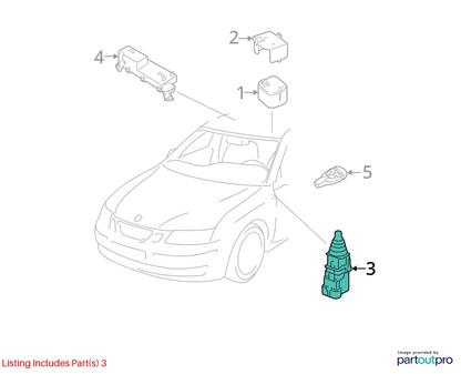 99-11 SAAB 9-3 99-09 SAAB 9-5 HOOD AJAR INDICATOR CONTACT SWITCH 90355463 OEM