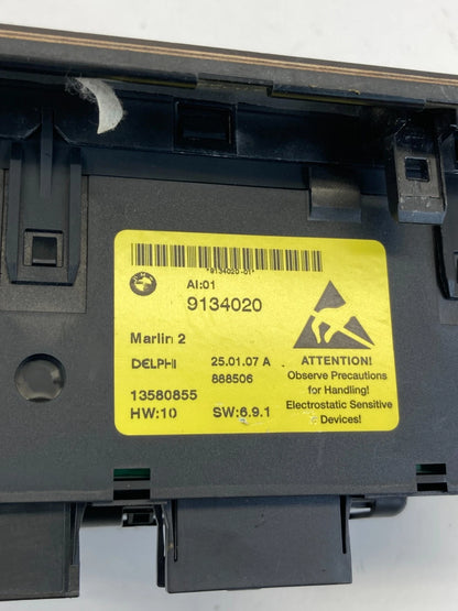04-07 BMW 525i DASH STORAGE PANEL DTC HEATED SEAT SWITCH BEZEL OEM 31464-0000