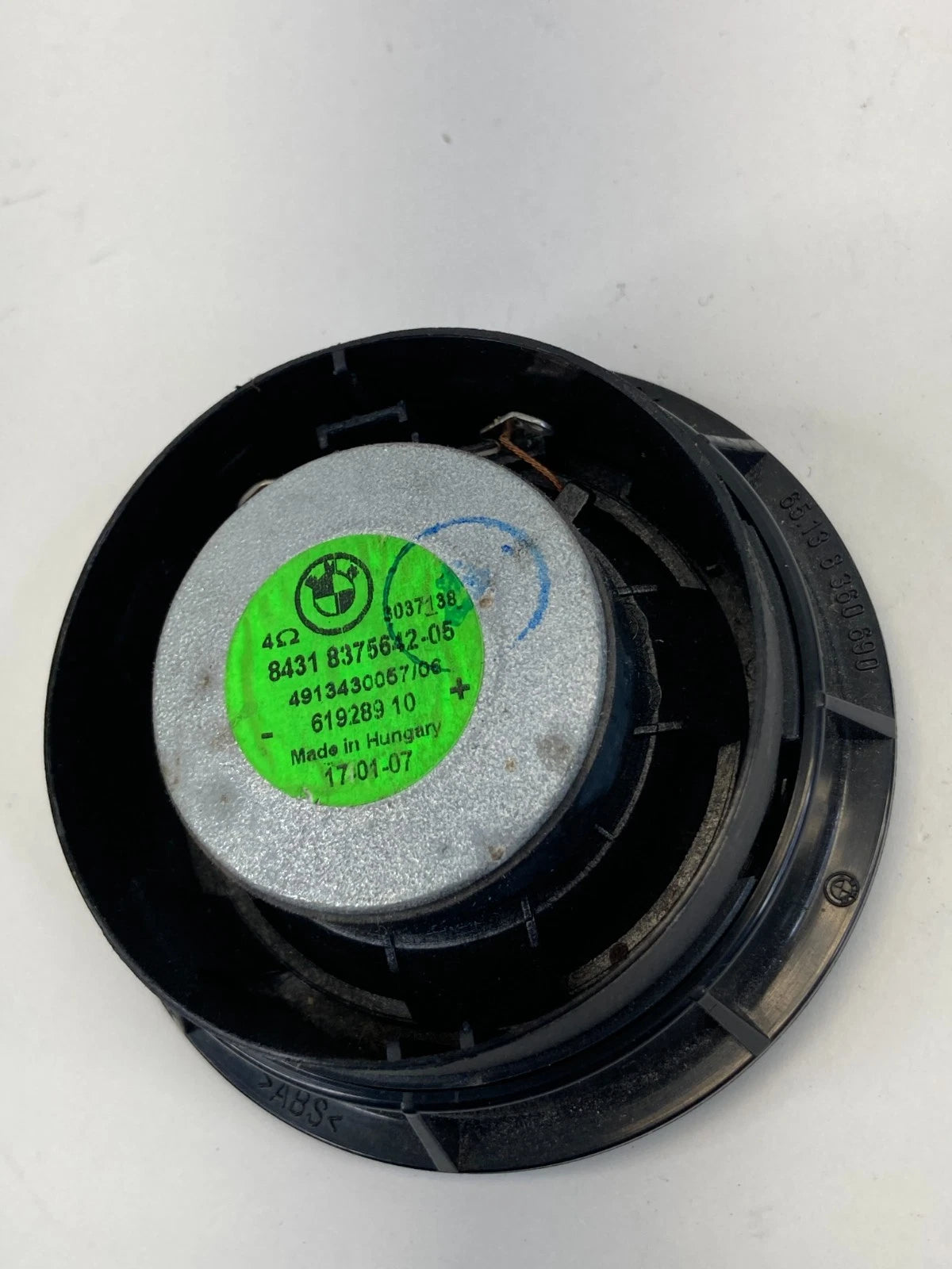 2004-2007 BMW 525I 530I FRONT DASH HANDS FREE SPEAKER TWEETER 8431-8375642 OEM