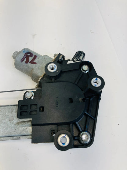 2008-2012 HONDA ACCORD SEDAN REAR LEFT SIDE DOOR WINDOW MOTOR & REGULATOR OEM