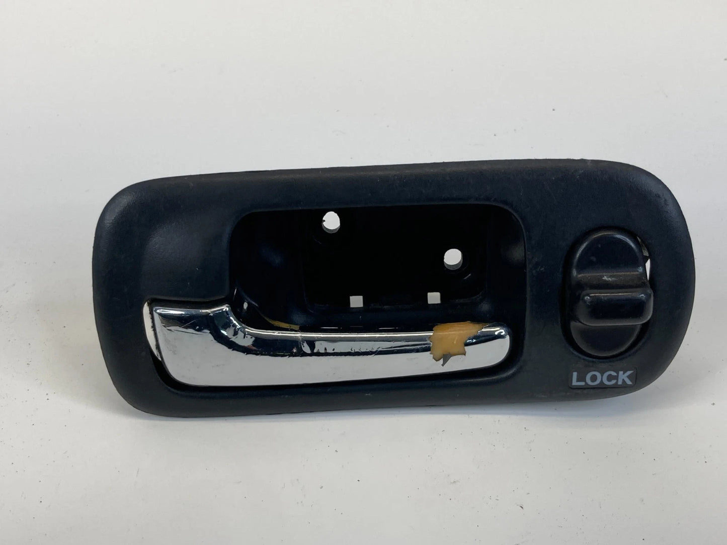 01-05 HONDA CIVIC SEDAN FRONT LEFT SIDE INTERIOR DOOR HANDLE W LOCK SWITCH OEM
