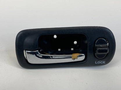 01-05 HONDA CIVIC SEDAN FRONT LEFT SIDE INTERIOR DOOR HANDLE W LOCK SWITCH OEM