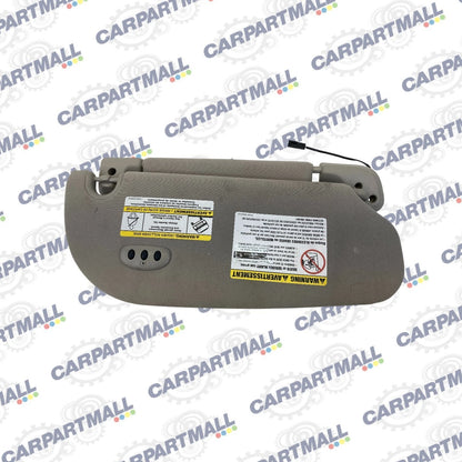 07-09 FORD EXPEDITION FRONT LEFT SUNVISOR SUN VISOR SHADE W/ ILLUMINATE MIRROR