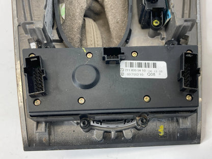 03-06 MERCEDES-BENZ E500 AT GEAR SHIFTER KNOB TRIM BEZEL W/AIR SUSPENSION SWITCH