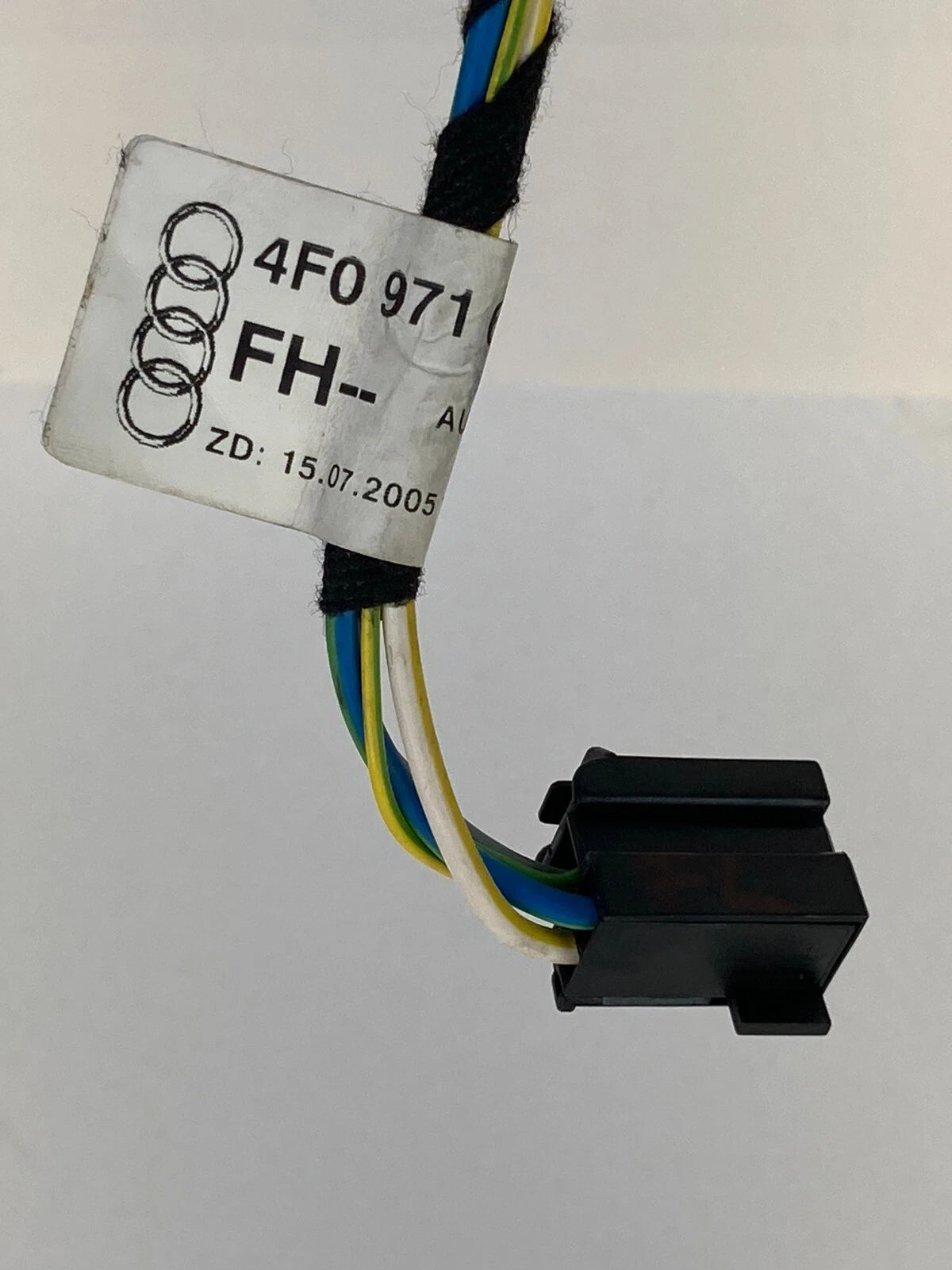 05-11 AUDI A6 QUATTRO FRONT LEFT POWER WINDOW DOOR WIRING WIRE HARNESS 4F0971687