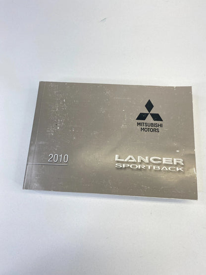 2010 10 MITSUBISHI LANCER WARRANTY & MAINTENANCE MANUAL QUICK GUIDE BOOK OEM