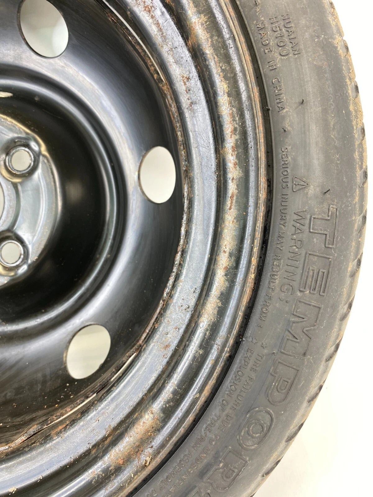 2006-2011 HYUNDAI ACCENT EMERGENCY SPARE TIRE WHEEL COMPACT DONUT T115/70D15 90M