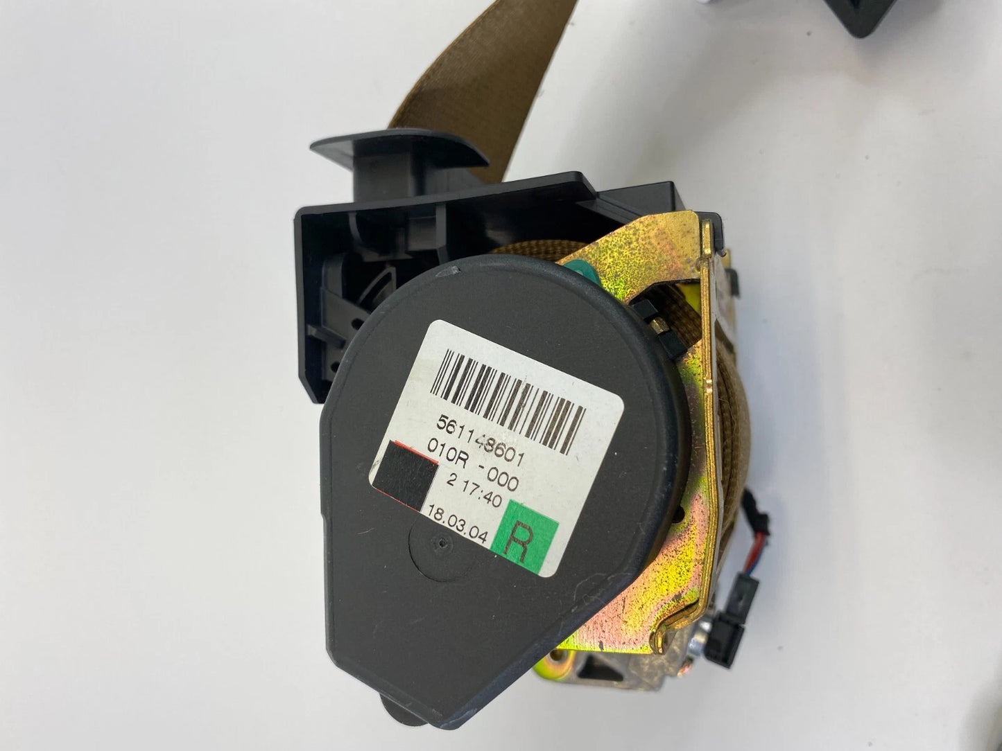 2002-2005 BMW 745I SEDAN FRONT RIGHT PASSENGER SEAT BELT RETRACTOR 561148601 OEM