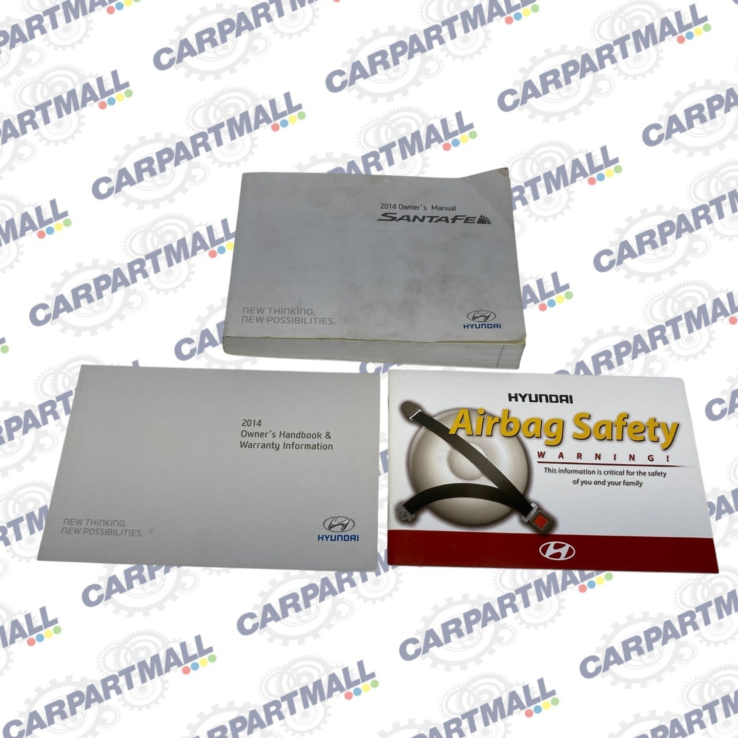 2014 Hyundai Santa Fe Owner's Guide Manual Book Information Set W/ Case OEM