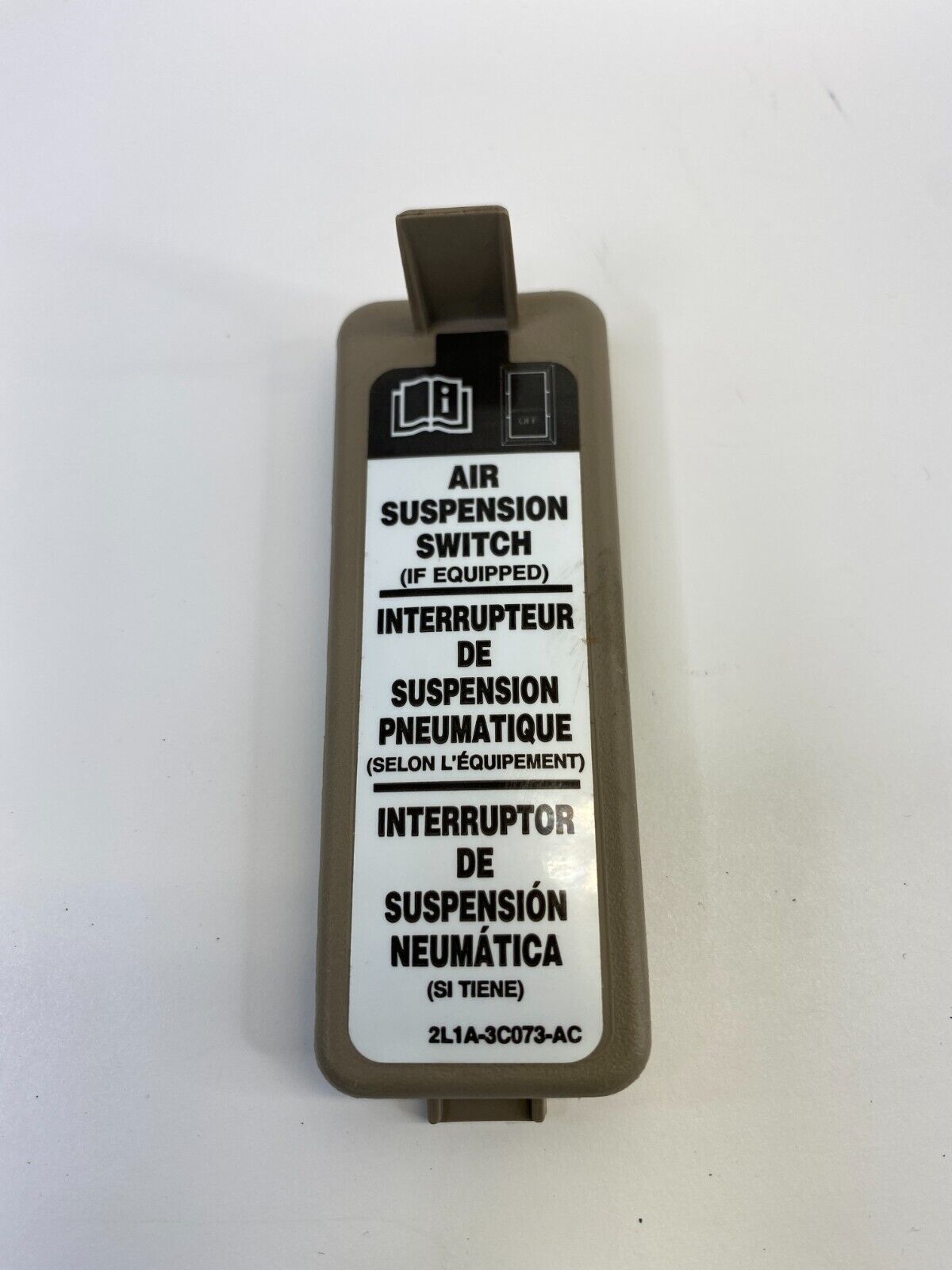 2003-2006 Ford Expedition Air Suspension Switch Cover Cap Interior 2L1A-3C073-AC