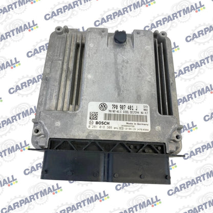 11 12 VW TOUAREG 3.0L ENGINE COMPUTER CONTROL MODULE ECM ECU PCM 7P0-907-401-J
