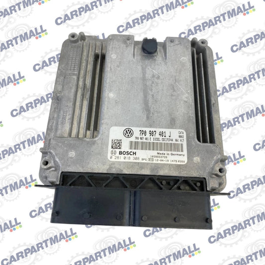11 12 VW TOUAREG 3.0L ENGINE COMPUTER CONTROL MODULE ECM ECU PCM 7P0-907-401-J