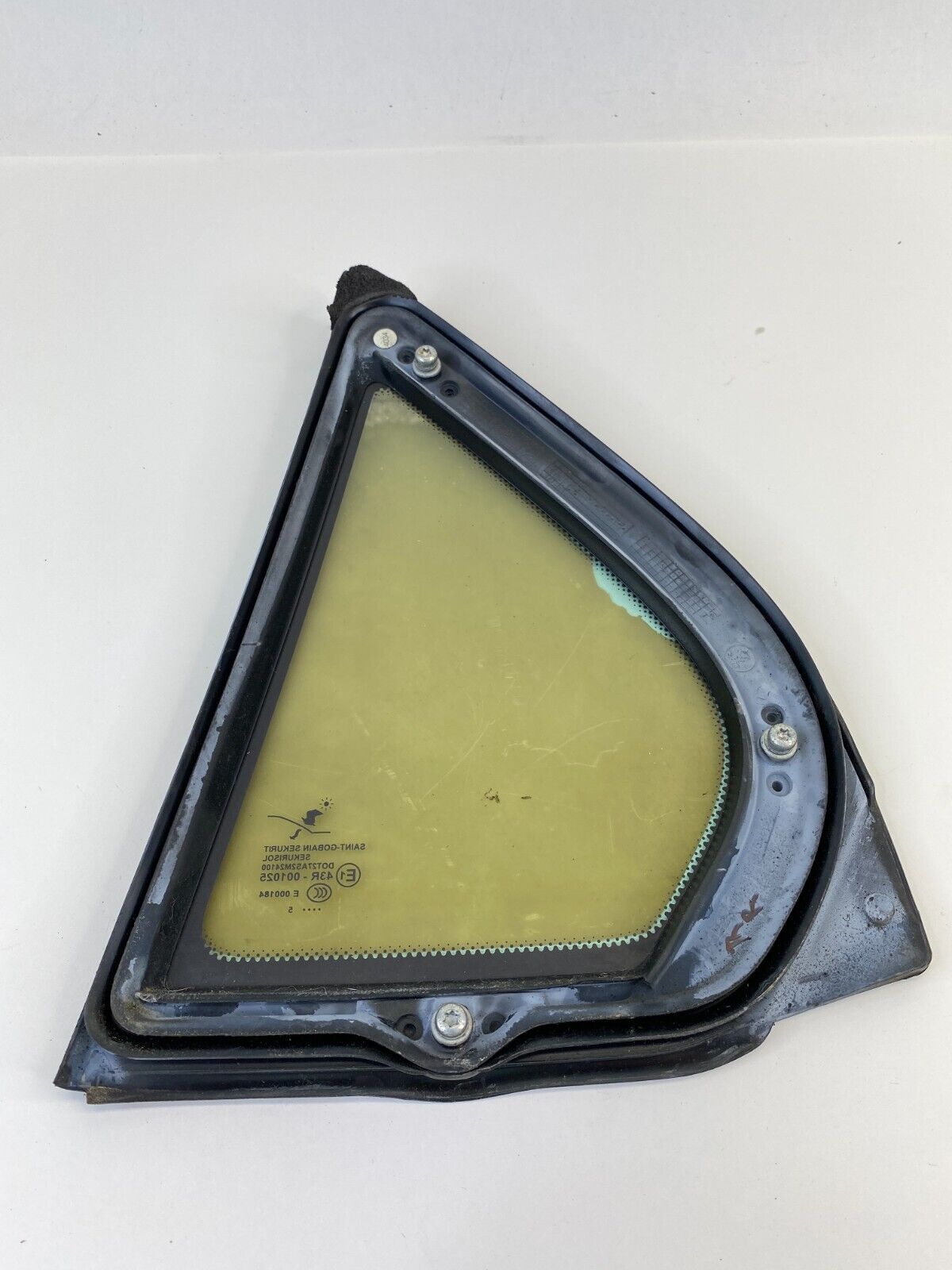 03-11 Saab 9-3 93 Sedan Rear Right Passenger Back Side Quarter Vent Window Glass