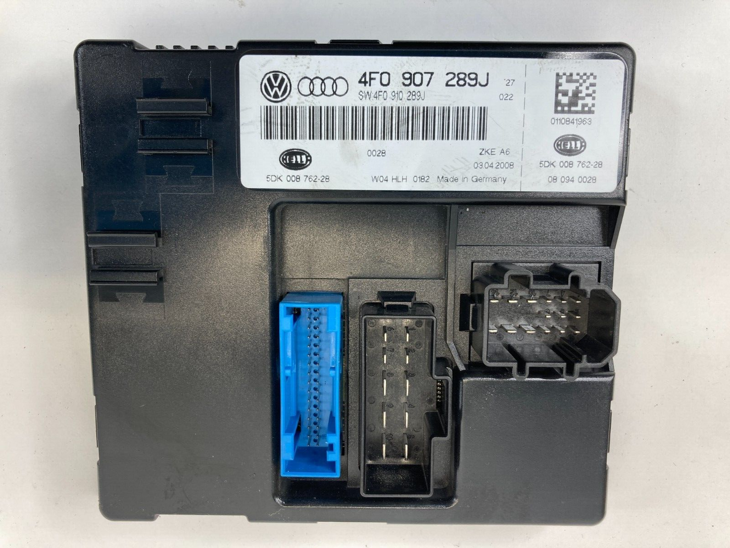 2008 08 Audi A6 3.2L 24V Body Control Module Computer BCM BCU 4F0-907-289J OEM