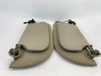 2003 2004 LINCOLN TOWN CAR SUNVISOR ILLUMINATED SET PAIR LEFT & RIGHT BEIGE OEM