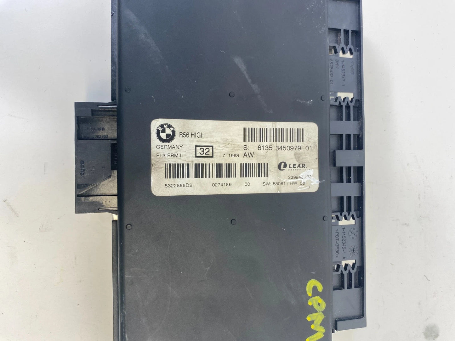 2007-2009 MINI COOPER FOOTWELL LIGHT CONTROL UNIT MODULE OEM 6135-3450979-01