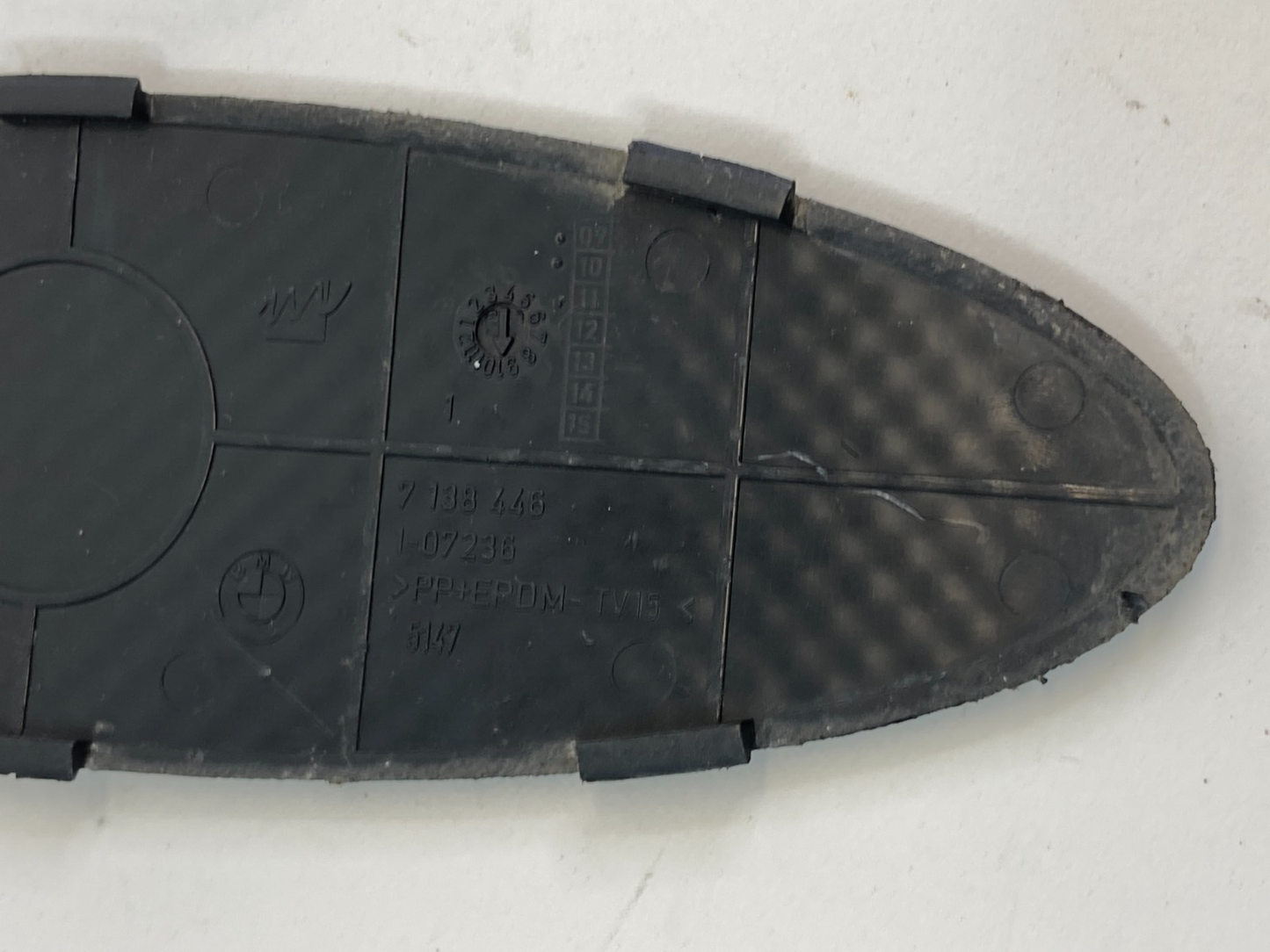 2012 12 Mini Cooper Coupe 2-DR Front Floor Insert Foot Rest Cover 7138446 OEM