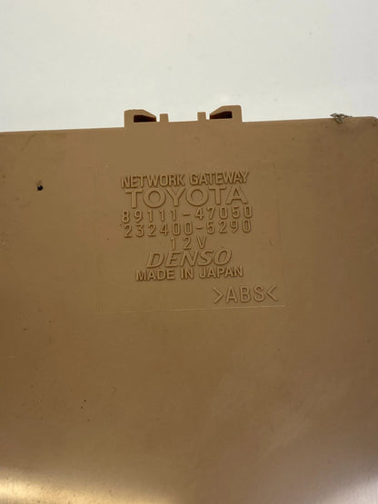 06-09 TOYOTA PRIUS MULTIPLEX NETWORK GATEWAY COMPUTER MODULE UNIT 8911147050 OEM