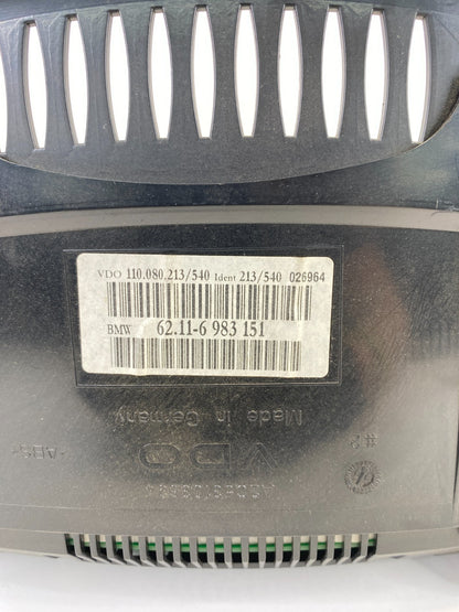 2006 2007 BMW 530xi Dash Instrument Cluster Speedometer Gauges 200K Miles