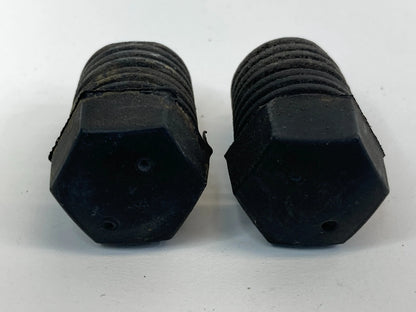 2005-2010 PONTIAC G6 FR HOOD STOP BUMPER CUSHION SUPPORT ADJUSTER PLUG PAIR OEM