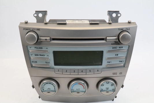 2007-2009 TOYOTA CAMRY RADIO CD PLAYER MP3 AUX W/ CLIMATE CONTROL 86120-06181
