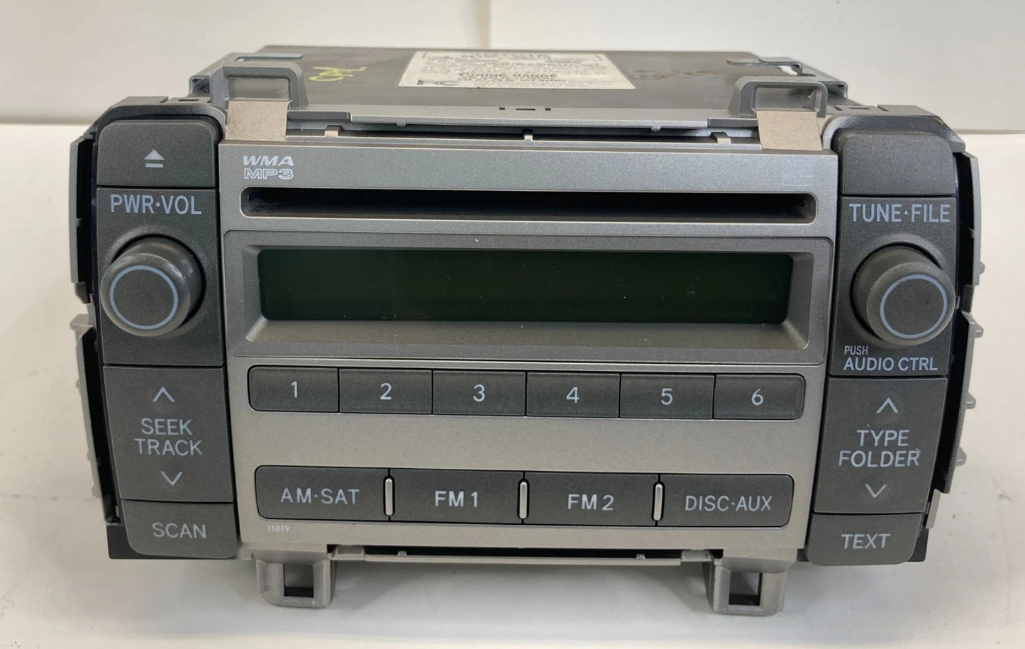 2009 2010 TOYOTA MATRIX RADIO AM/FM RECEIVER CD DISC PLAYER WMA MP3 86120-02710