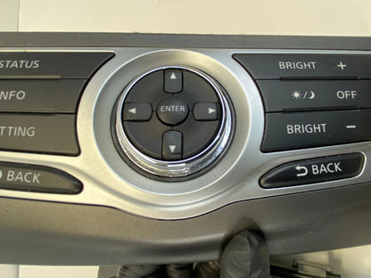 2009 10 11 2012 NISSAN MURANO AM/FM RADIO CD PLAYER FACEPLATE CLIMATE CONTROL