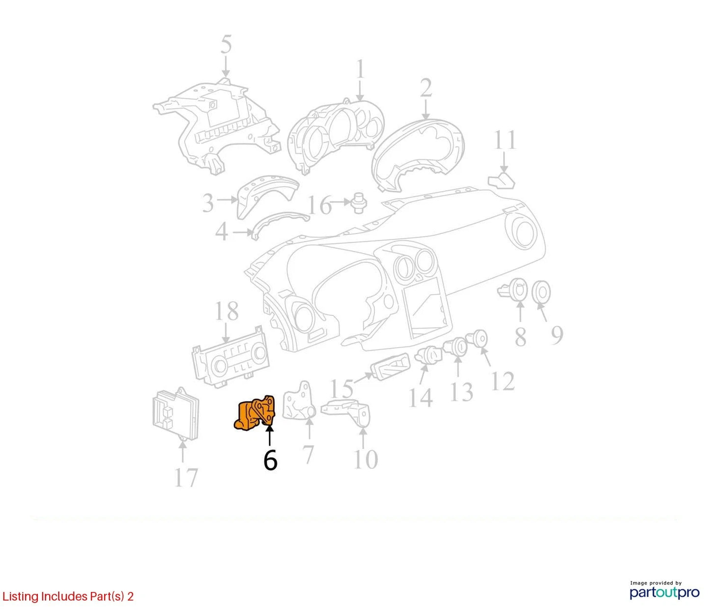 2004-2012 CHEVROLET MALIBU AUTO TRANS IGNITION SWITCH LOCK CYLINDER W/ KEY OEM