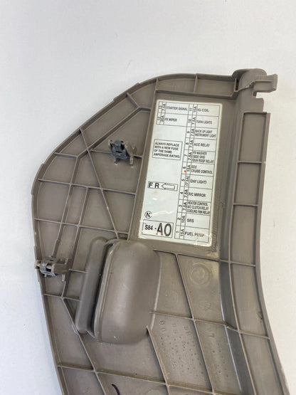 1998-2002 HONDA ACCORD DASH LEFT DRIVER SIDE FUSE BOX ACCESS DOOR TRIM 77216-S84