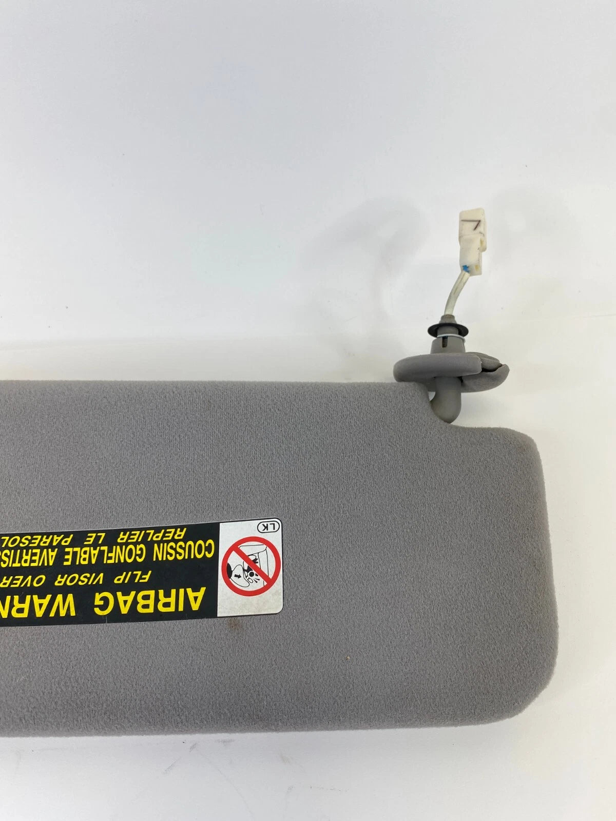 2002 2003 LEXUS ES300 DRIVER LEFT SUNVISOR SUN VISOR SHADE LH CLOTH GRAY OEM