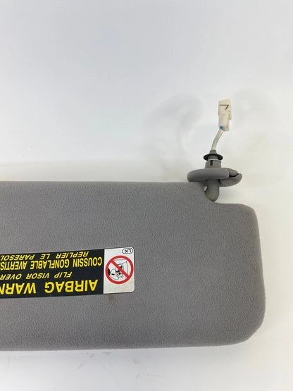 2002 2003 LEXUS ES300 DRIVER LEFT SUNVISOR SUN VISOR SHADE LH CLOTH GRAY OEM