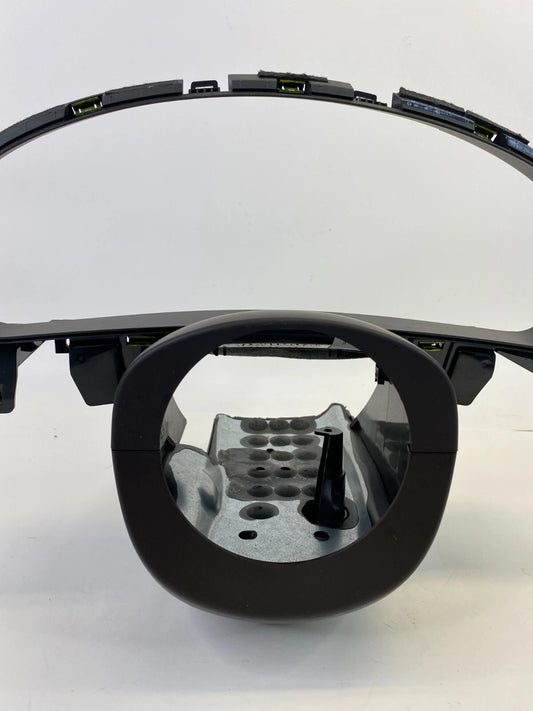2011-2017 VW TOUAREG CLUSTER SPEEDOMETER BEZEL W/ STEERING COLUMN COVER TRIM OEM