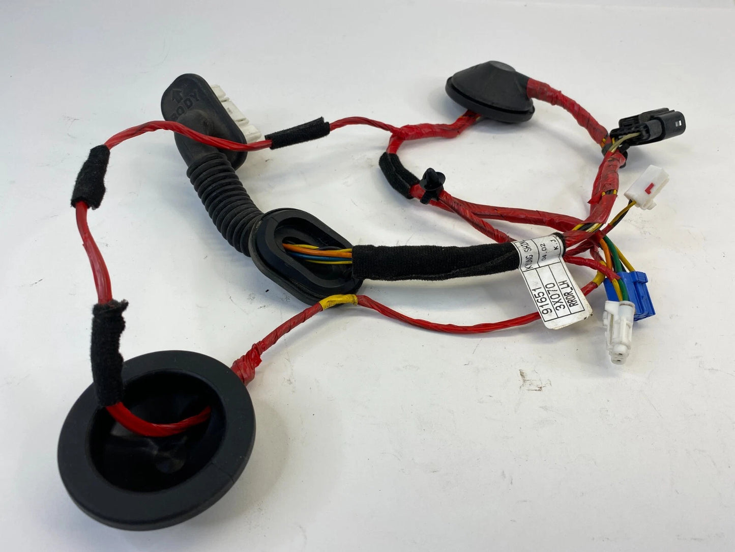 14-16 HYUNDAI ELANTRA SEDAN BACK REAR LEFT DOOR WIRE HARNESS WIRING 91651-3X070