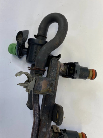 2001-2005 HONDA CIVIC 1.7L FUEL INJECTORS SET OF 4 WITH FUEL RAIL ASSEMBLY OEM