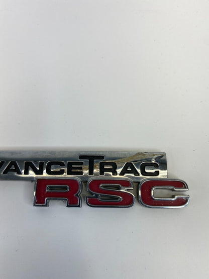 2006-2010 Ford Explorer Rear Trunk Advance Trac RSC Emblem Logo Badge