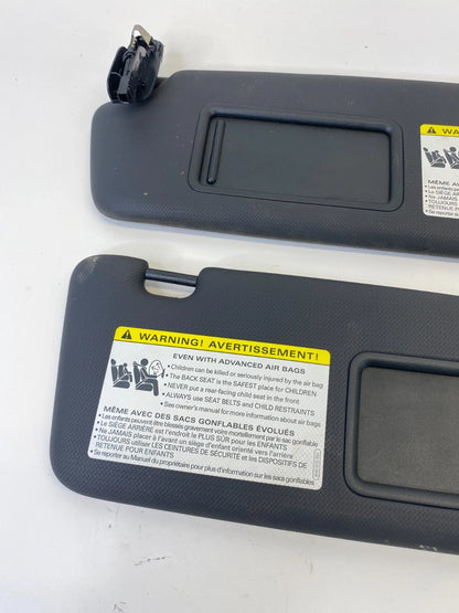 2008-2011 AUDI A5 QUATTRO LEFT & RIGHT SUNVISOR SET W/MIRROR OEM FACTORY