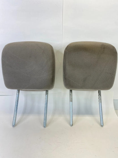 2012-2015 HONDA CIVIC SEDAN FRONT SEAT HEADREST SET OF 2 GRAY OEM