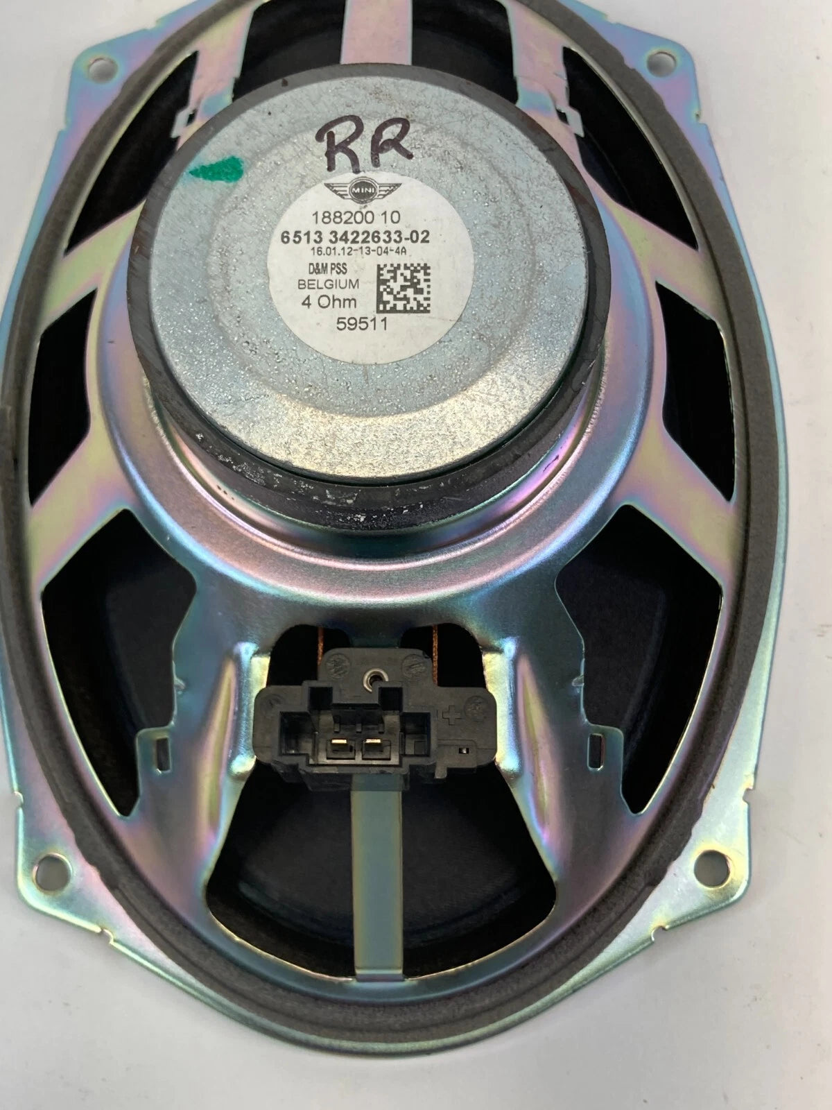2007-2015 MINI COOPER REAR RIGHT SIDE QUARTER PANEL AUDIO SPEAKER OEM