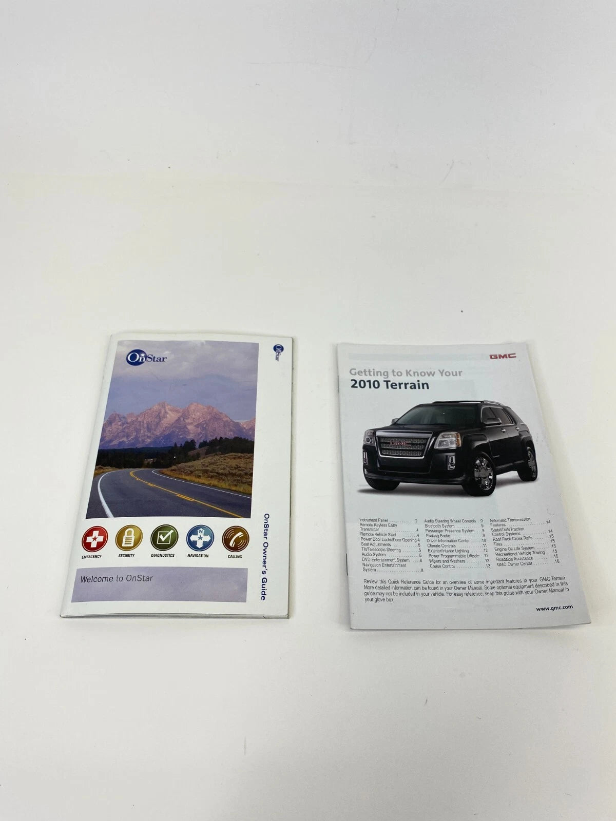 2010 GMC TERRAIN OWNERS MANUAL WARRANTY INFORMATION ONSTAR GUIDE SET OEM