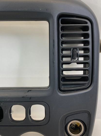 01-03 FORD ESCAPE DASH RADIO AC CLIMATE CONTROL BEZEL TRIM PANEL 2L847804302AK