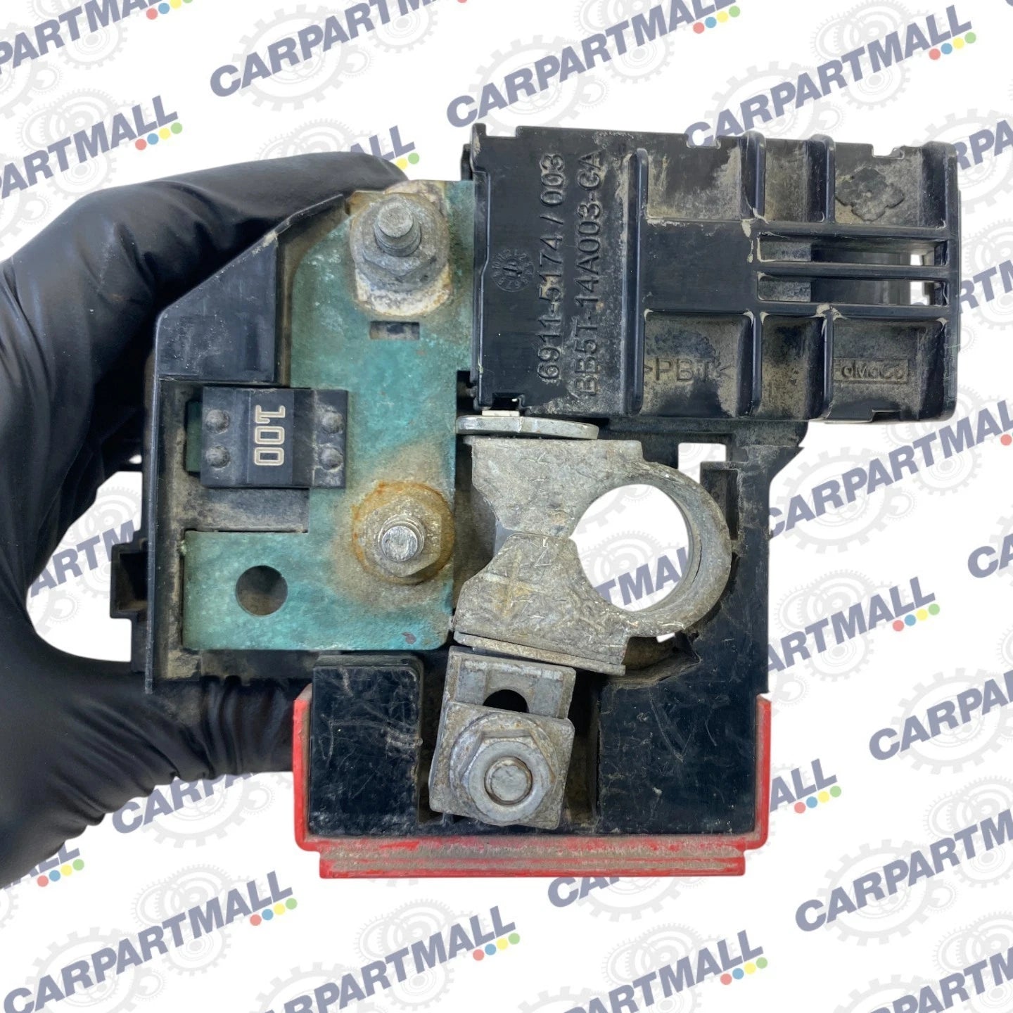 2011-2015 FORD EXPLORER POSITIVE BATTERY CABLE FUSE TERMINAL END BB5T-14A094 OEM