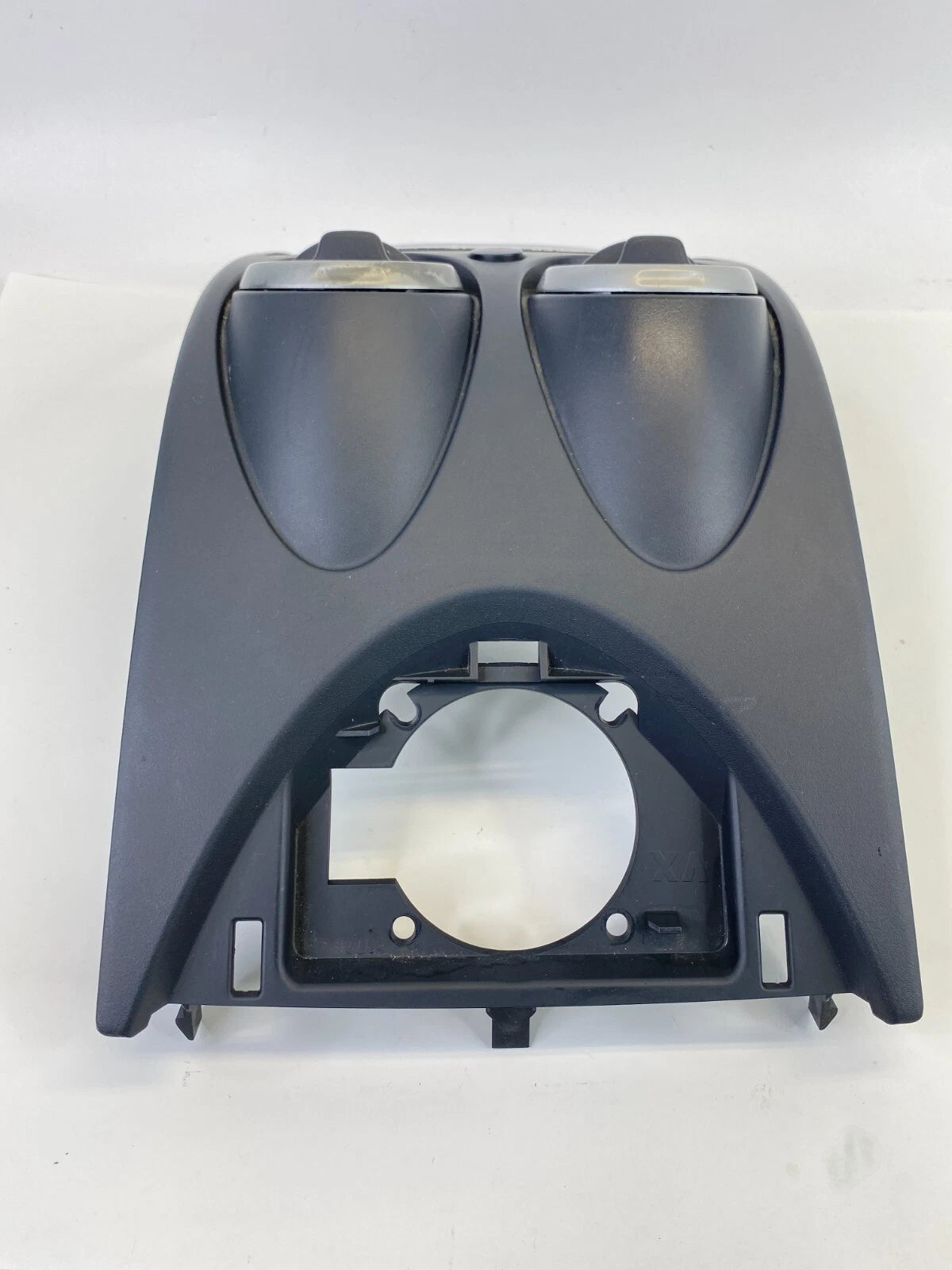 2011-2013 NISSAN ROGUE CENTER DASH RADIO BEZEL TRIM W VENTS BLACK 68260-1VX0A