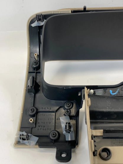 07-10 LINCOLN MKX DASH CLUSTER BEZEL W/ STEERING COLUMN COVER TRIM 7T43-3530-AC