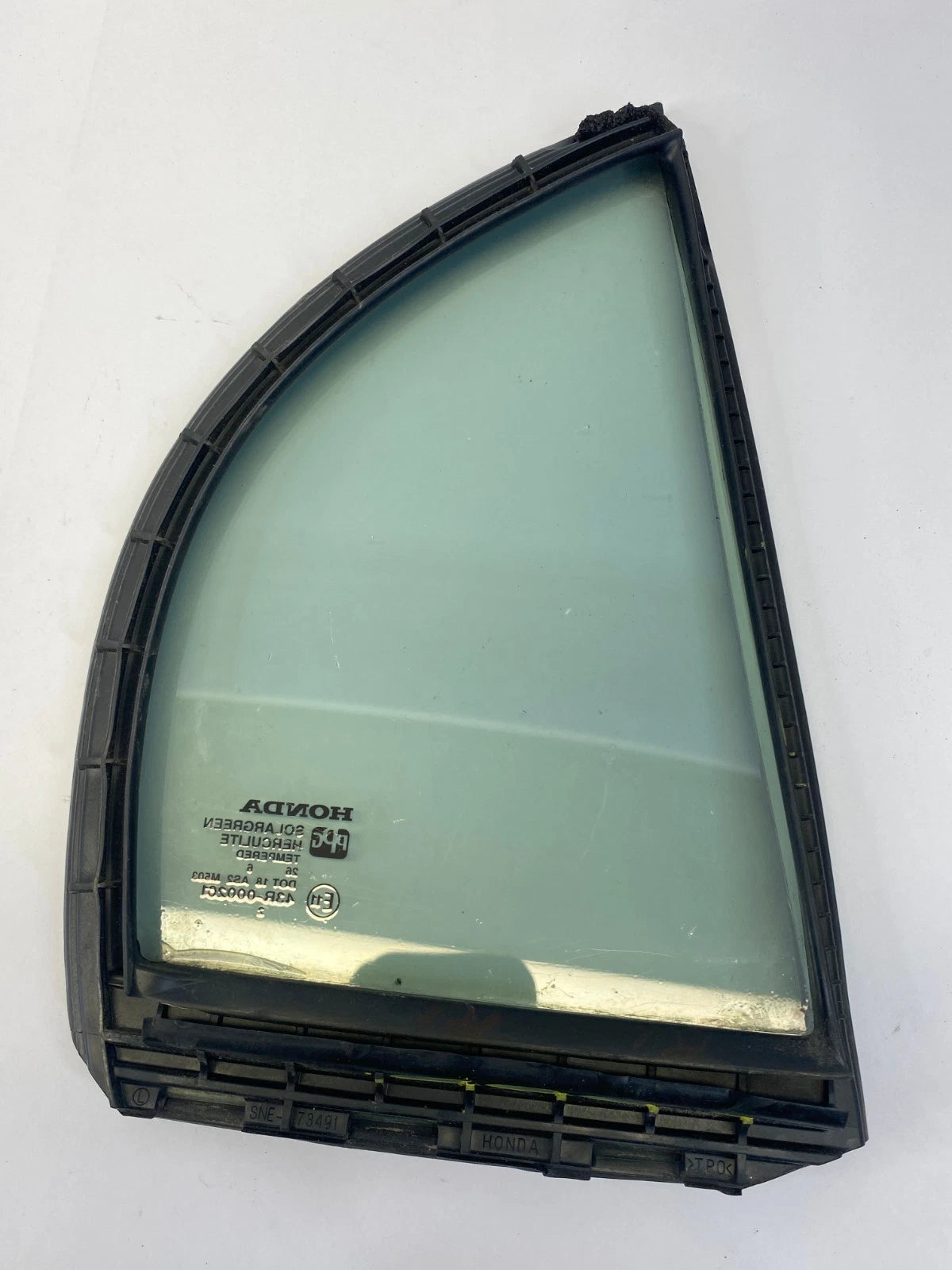 2006-2011 HONDA CIVIC QUARTER WINDOW VENT GLASS REAR LEFT OEM FACTORY 43R-000261