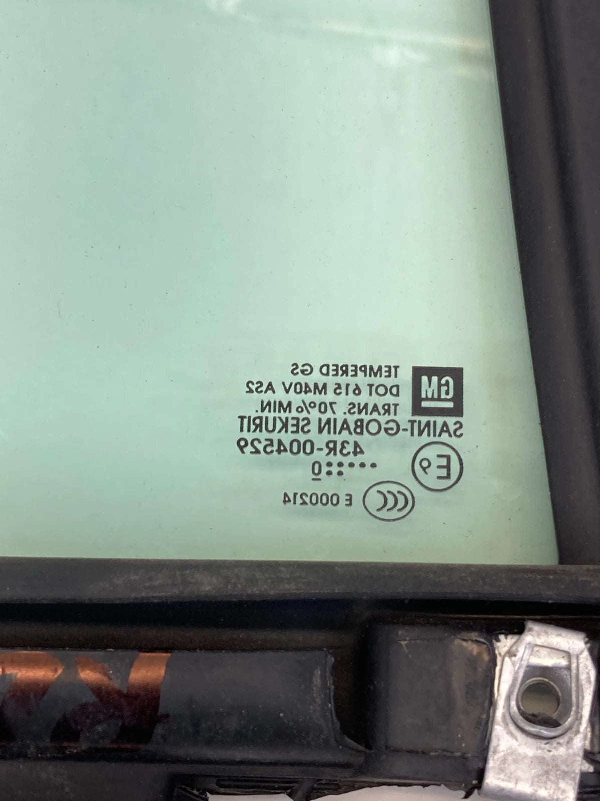 2005-2011 Cadillac STS Rear Left Back Door Quarter Window Glass OEM