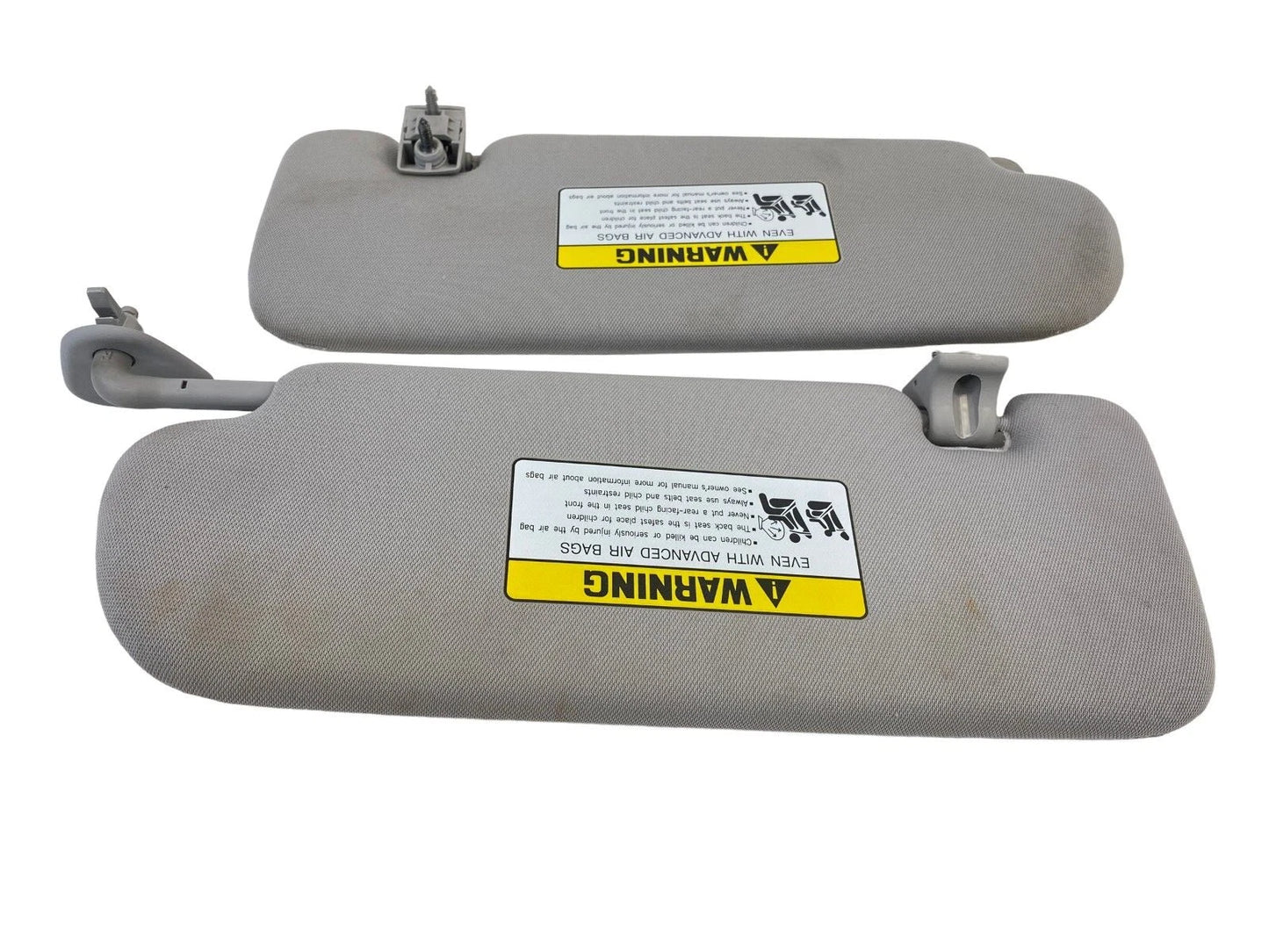 11-14 HYUNDAI SONATA DRIVER PASSENGER SUNVISOR LEFT & RIGHT SUN VISOR SET PAIR
