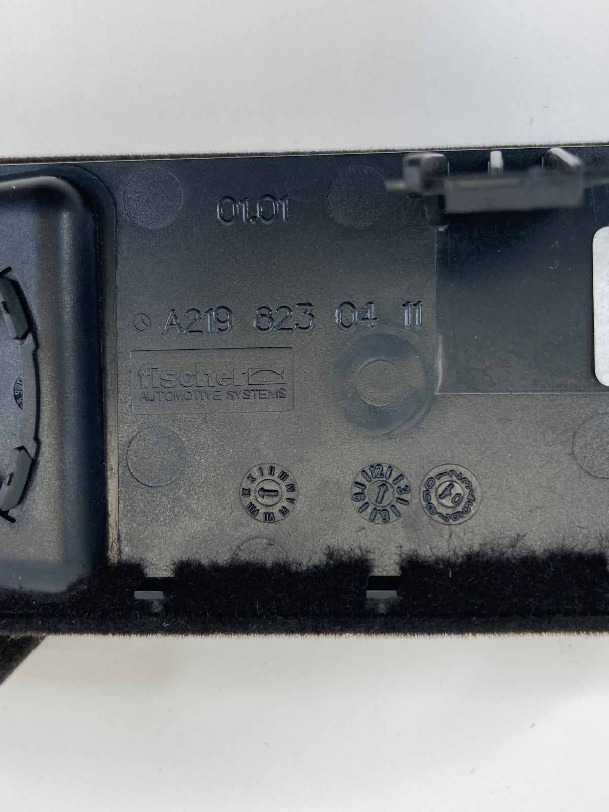 2006 Mercedes Benz CLS500 Center Console Insert Voice Control Cover A2198230411